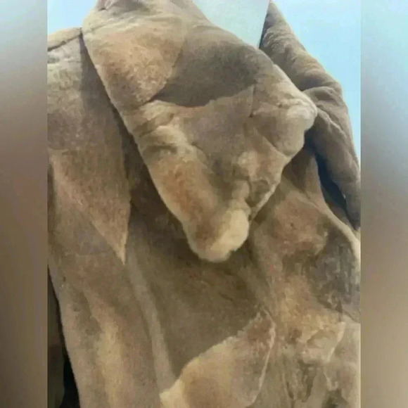 Real Mink Fur Sz S 3/4 sleeve Coat - Picture 5 of 14